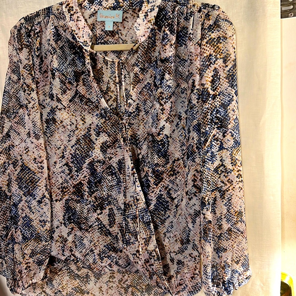 Veronica M. Sheer blouse. Brand new, never worn with tags.